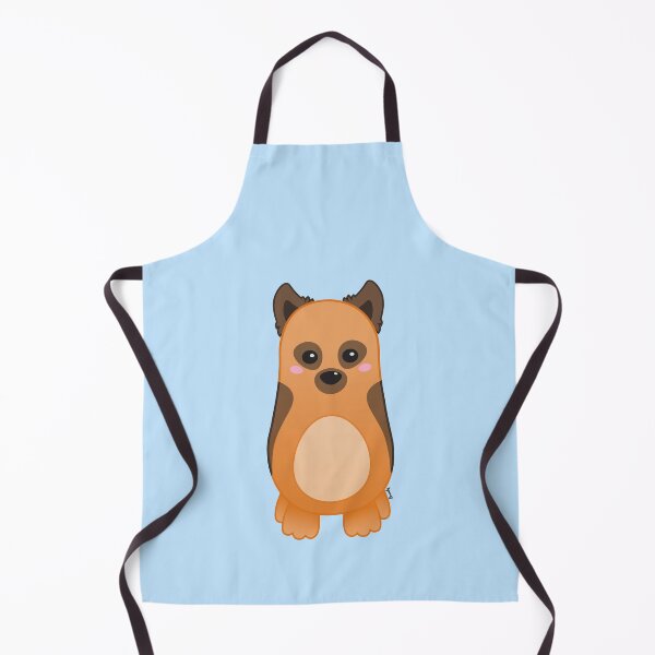 Item preview, Cute Baby German Shepherd Dog - Kawaii Chibi illustration designed and sold by Agamaji.