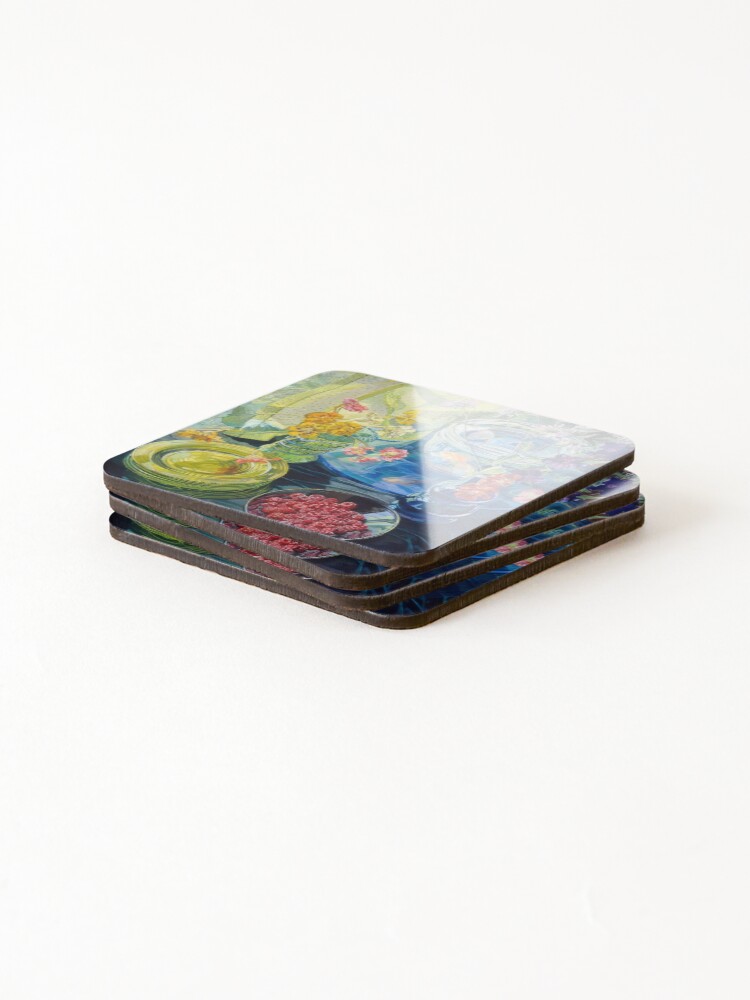 Thumbnail 4 of 5, Coasters (Set of 4), Janet Fish designed and sold by Rohyadalim.