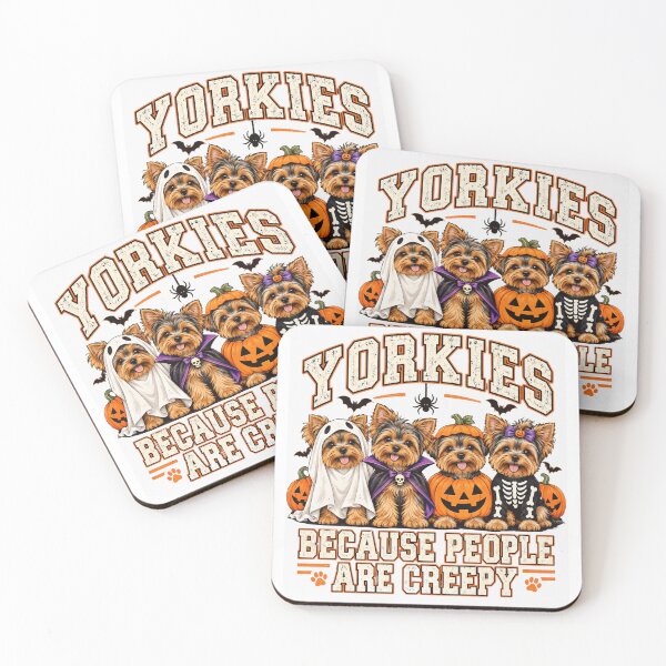 Item preview, Halloween Yorkies Because People Are Creepy designed and sold by anapldv.