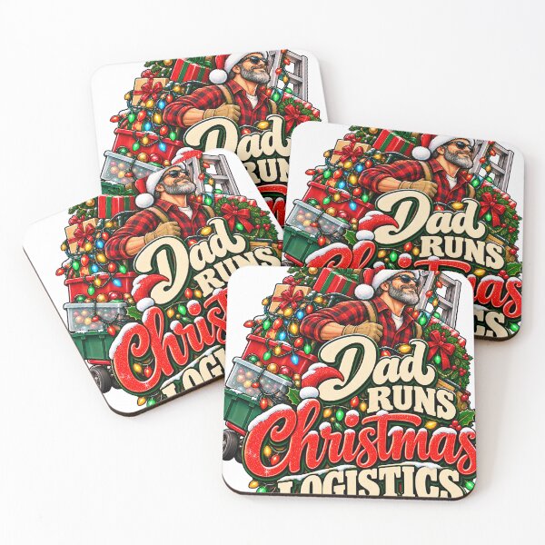 Item preview, Dad Runs Christmas Logistics Funny Dad Christmas designed and sold by 198tees.