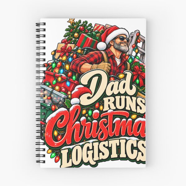 Item preview, Dad Runs Christmas Logistics Funny Dad Christmas designed and sold by 198tees.