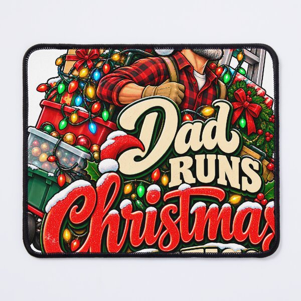 Item preview, Dad Runs Christmas Logistics Funny Dad Christmas designed and sold by 198tees.