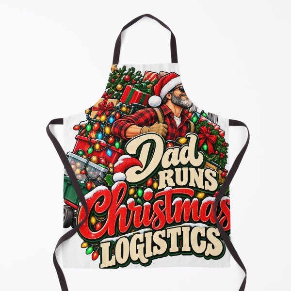 Item preview, Dad Runs Christmas Logistics Funny Dad Christmas designed and sold by 198tees.