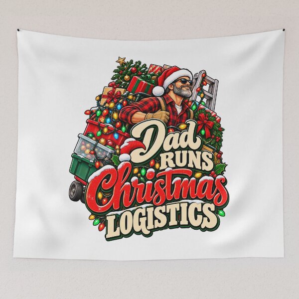 Item preview, Dad Runs Christmas Logistics Funny Dad Christmas designed and sold by 198tees.