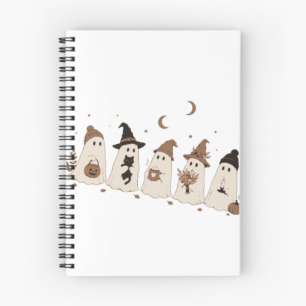 Item preview, Cute Ghosts Halloween Witch Neutral Fall Boho designed and sold by CreativeBrains7.