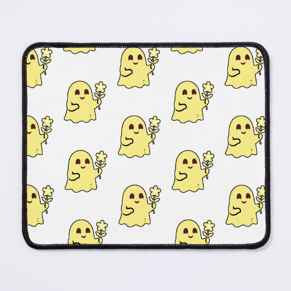 Item preview, Yellow Ghost with Kawaii Flower Halloween Spring Groovy designed and sold by AstronautMerch.