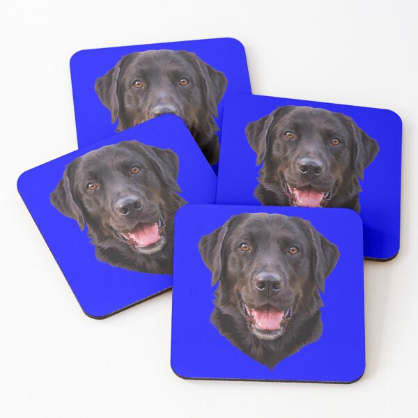 Item preview, Dog Pet Owner Art Design Black Labrador Full Face Portrait designed and sold by fantasticdesign.