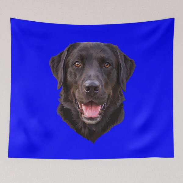 Item preview, Dog Pet Owner Art Design Black Labrador Full Face Portrait designed and sold by fantasticdesign.