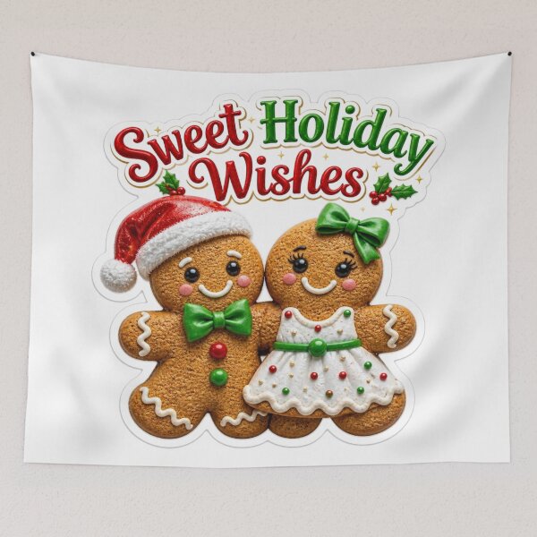Item preview, Gingerbread Cookies Sweet Holiday Wishes Design designed and sold by MargaretPolanco.