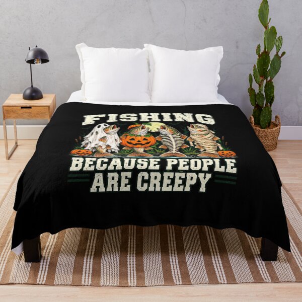 Item preview, Halloween Fishing Because People Are Creepy designed and sold by anapldv.