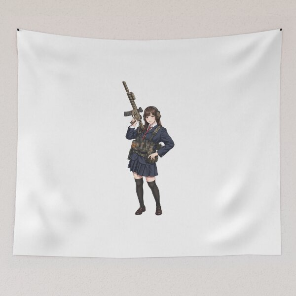 Item preview, Tactical School Girl - Anime Special Ops designed and sold by RAWLIFEGRAPHIC.