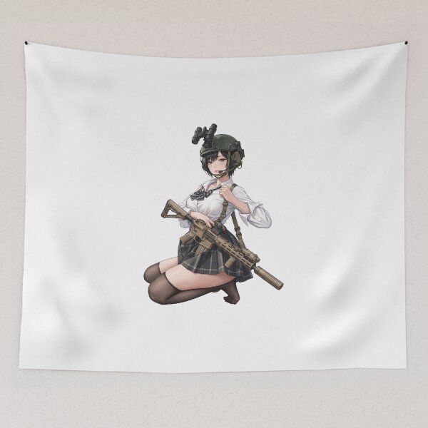 Item preview, Tactical School Girl - Anime Special Ops designed and sold by RAWLIFEGRAPHIC.