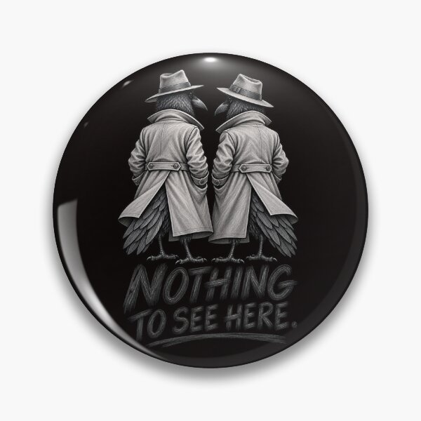 Item preview, Definitely Not Suspicious – Two Crows in Disguise designed and sold by Tadeusz1.