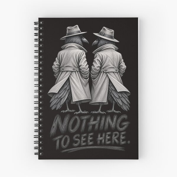 Item preview, Definitely Not Suspicious – Two Crows in Disguise designed and sold by Tadeusz1.