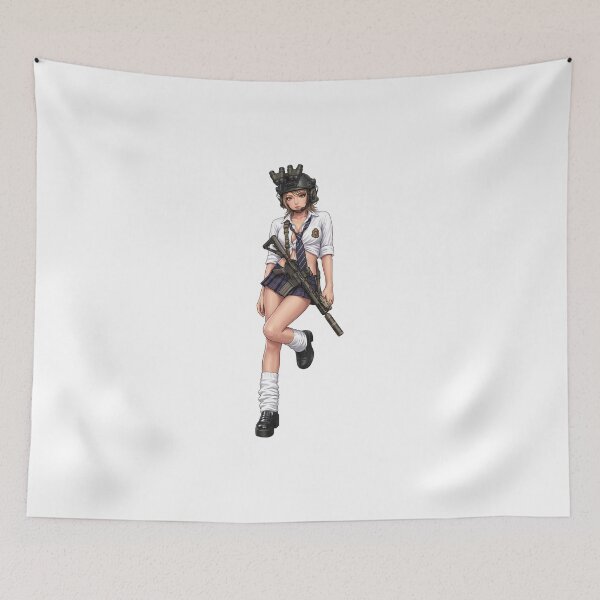 Item preview, Tactical School Girl - Anime Special Ops designed and sold by RAWLIFEGRAPHIC.