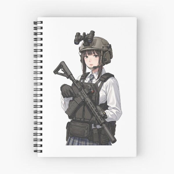 Item preview, Tactical School Girl - Anime Special Ops designed and sold by RAWLIFEGRAPHIC.