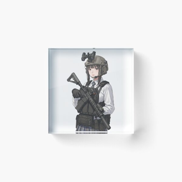 Item preview, Tactical School Girl - Anime Special Ops designed and sold by RAWLIFEGRAPHIC.
