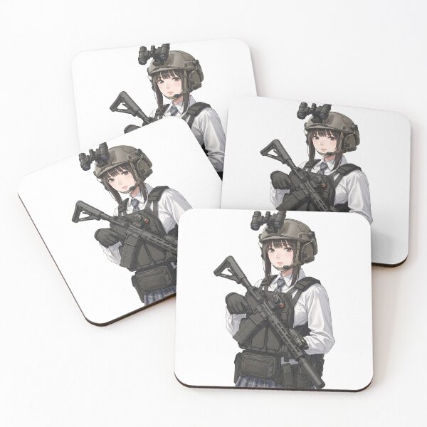 Item preview, Tactical School Girl - Anime Special Ops designed and sold by RAWLIFEGRAPHIC.