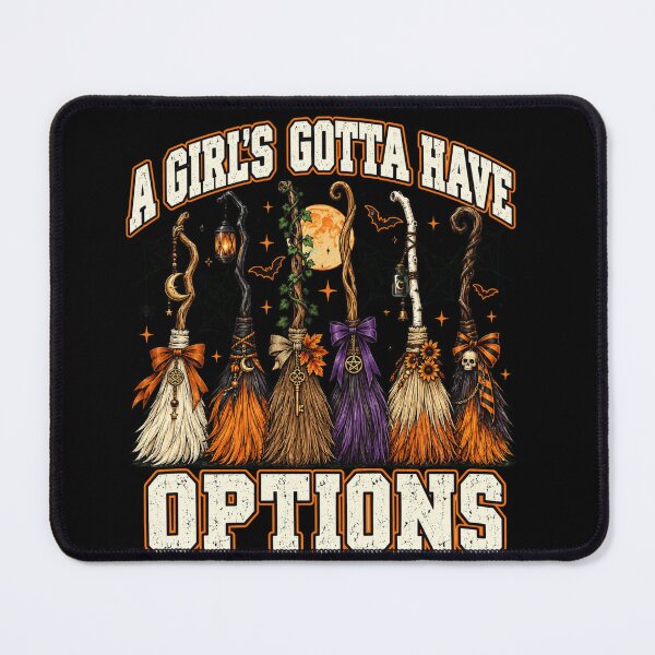 Item preview, A Girl's Gotta Have Options Witchy Brooms designed and sold by anapldv.