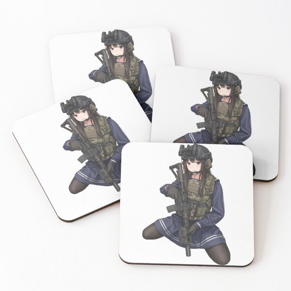 Item preview, Tactical School Girl - Anime Special Ops designed and sold by RAWLIFEGRAPHIC.