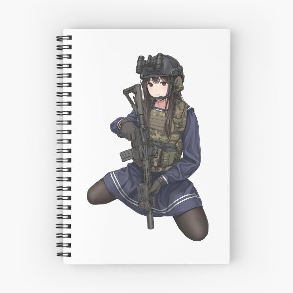 Item preview, Tactical School Girl - Anime Special Ops designed and sold by RAWLIFEGRAPHIC.