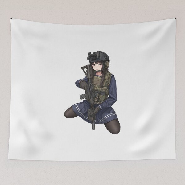 Item preview, Tactical School Girl - Anime Special Ops designed and sold by RAWLIFEGRAPHIC.