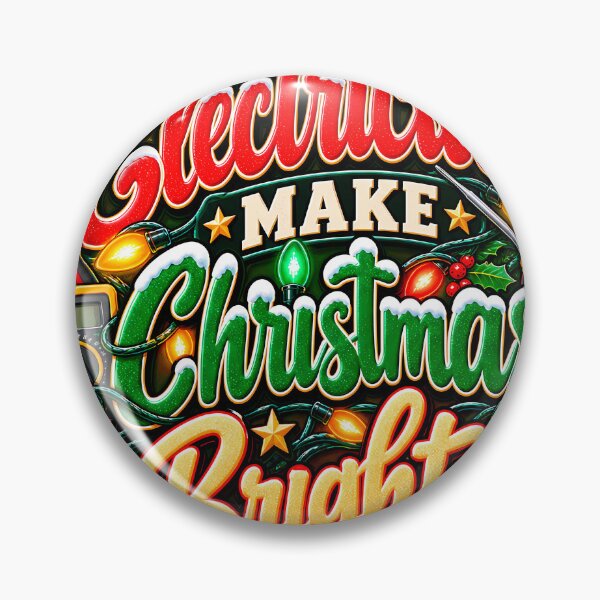 Item preview, Electricians Make Christmas Brighter Electrician Christmas designed and sold by 198tees.