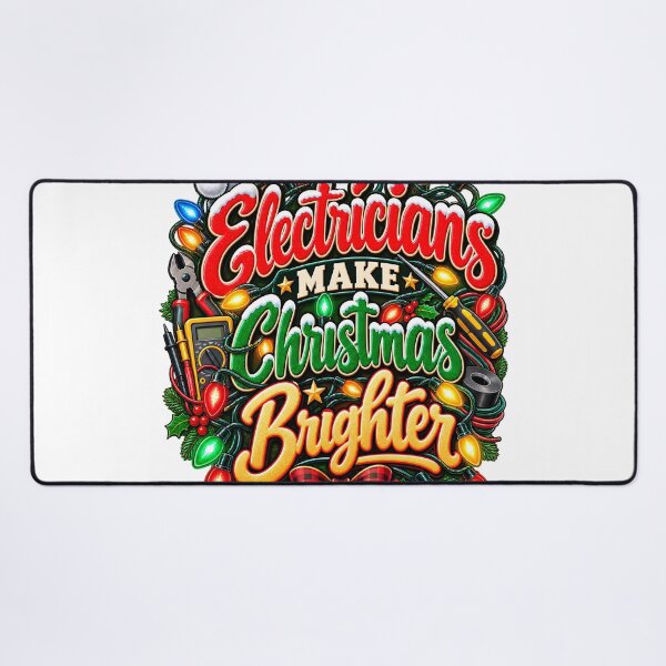 Item preview, Electricians Make Christmas Brighter Electrician Christmas designed and sold by 198tees.