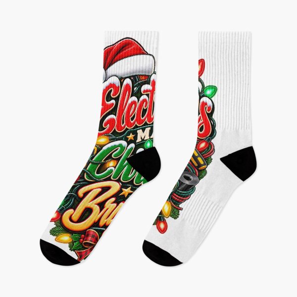 Item preview, Electricians Make Christmas Brighter Electrician Christmas designed and sold by 198tees.