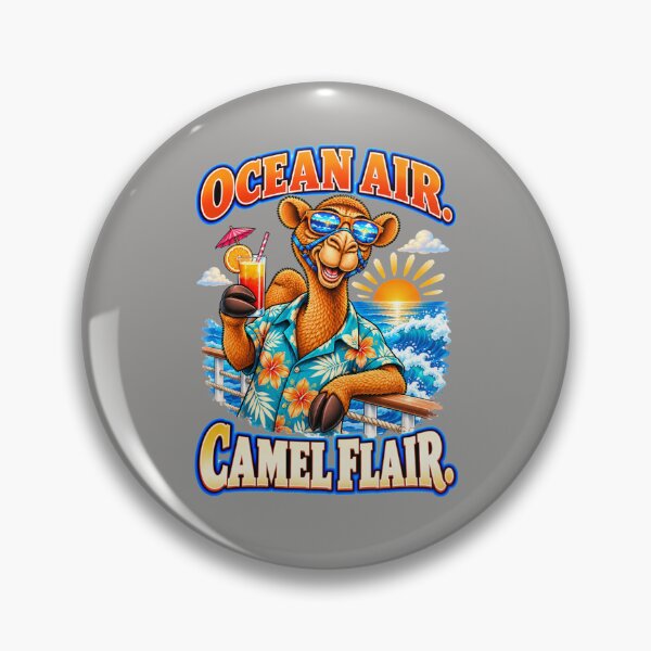 Item preview, Ocean Air. Camel Flair – Funny Lifestyle and Pets T-Shirt – Funny Camel T-Shirt Animal Graphic Camel T-Shirt designed and sold by Camel & Quirk.