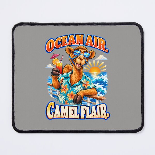 Item preview, Ocean Air. Camel Flair – Funny Lifestyle and Pets T-Shirt – Funny Camel T-Shirt Animal Graphic Camel T-Shirt designed and sold by Camel & Quirk.