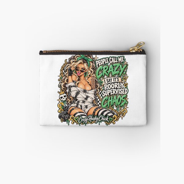 Item preview, People call me crazy I say it's poorly supervised chaos | Blonde Women's Pool Player Design designed and sold by Crazyhuskychick.