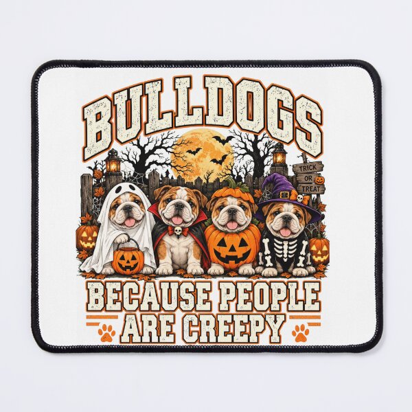 Item preview, Halloween Bulldogs Because People Are Creepy designed and sold by anapldv.