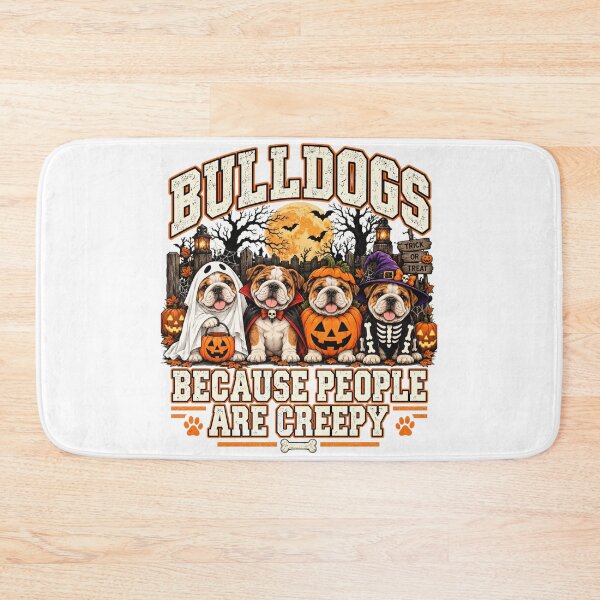 Item preview, Halloween Bulldogs Because People Are Creepy designed and sold by anapldv.