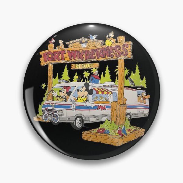 Item preview, Vintage Wilderness RV Camping Cartoon Graphic designed and sold by Shoaibstudio.
