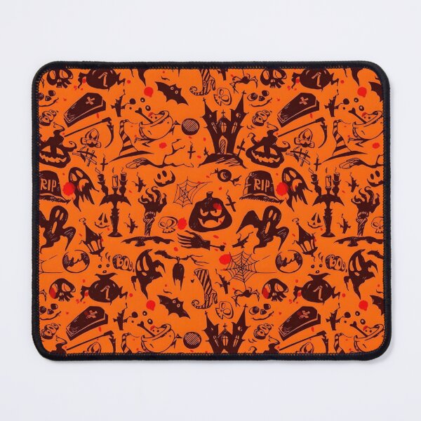Item preview, Vintage Spooky Halloween Doodles Seamless Pattern designed and sold by interdesigner.