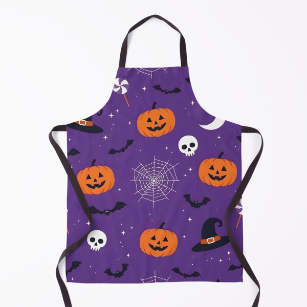 Item preview, Cute Halloween Seamless Pattern with Pumpkins, Bats, and Witch Hats designed and sold by interdesigner.