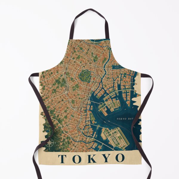 Item preview, Tokyo Minimalist City Map designed and sold by Furflix.