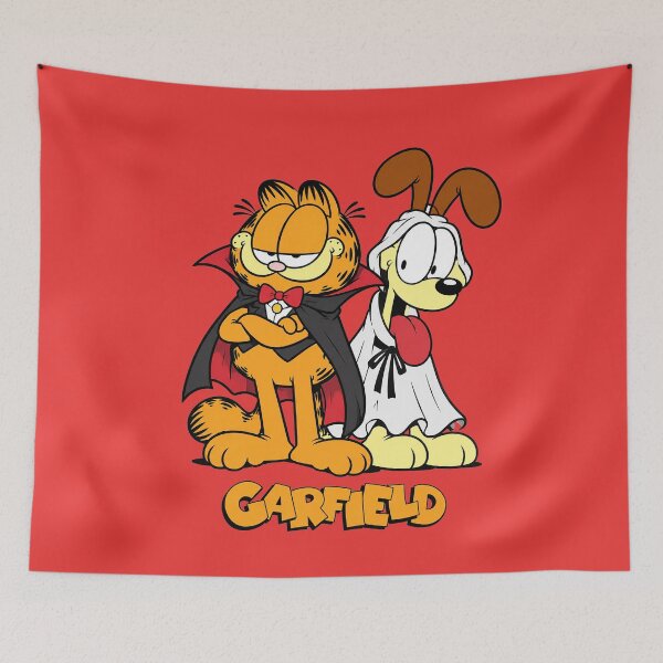 Item preview, Garfield and Odie Vampire Halloween designed and sold by Oldvan08.