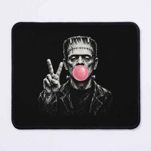 Item preview, Vintage Frankenstein Bubblegum Peace Sign 90s Monster designed and sold by Glow-Paw-Studio.