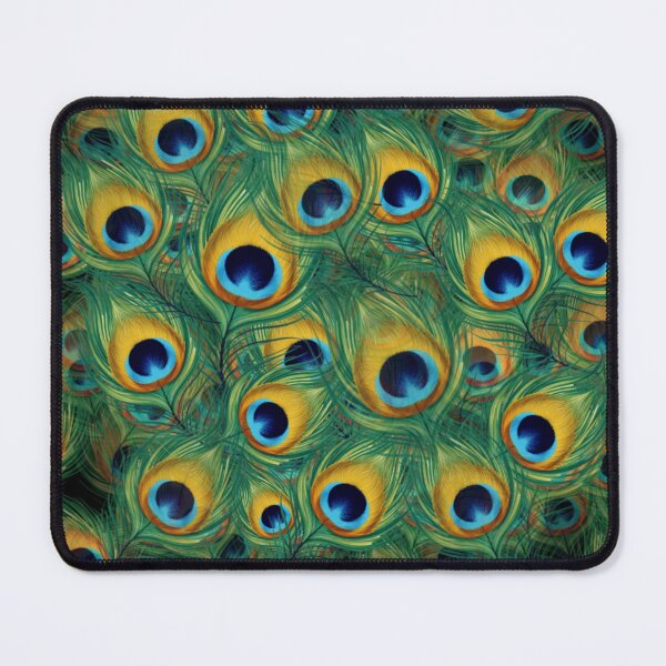 Item preview, Beautiful Vibrant Peacock Feather Pattern designed and sold by Sakshiartwork.