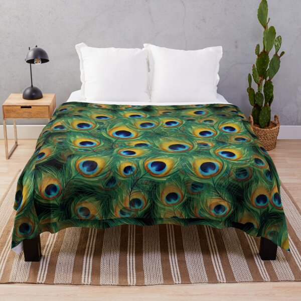 Item preview, Beautiful Vibrant Peacock Feather Pattern  designed and sold by Sakshiartwork.