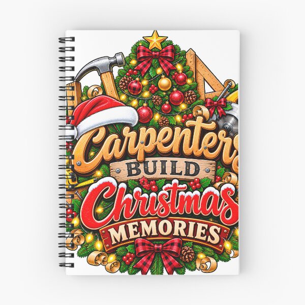 Item preview, Carpenters Build Christmas Memories Woodworking designed and sold by 198tees.
