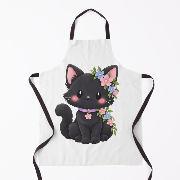 Item preview, Floral Black Cat | Pastel Floral Halloween designed and sold by narinzoon.
