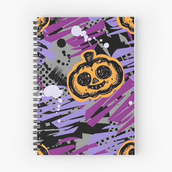 Item preview, Abstract Urban Graffiti Halloween Seamless Pattern with Pumpkins designed and sold by interdesigner.