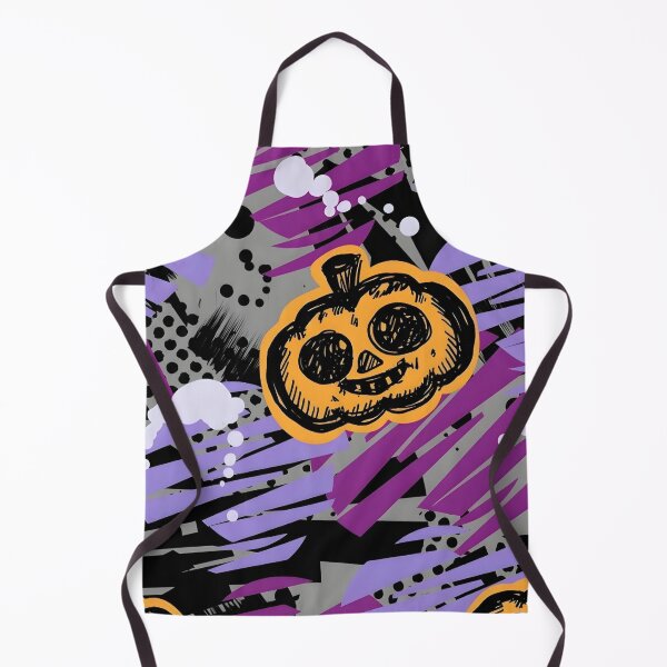 Item preview, Abstract Urban Graffiti Halloween Seamless Pattern with Pumpkins designed and sold by interdesigner.