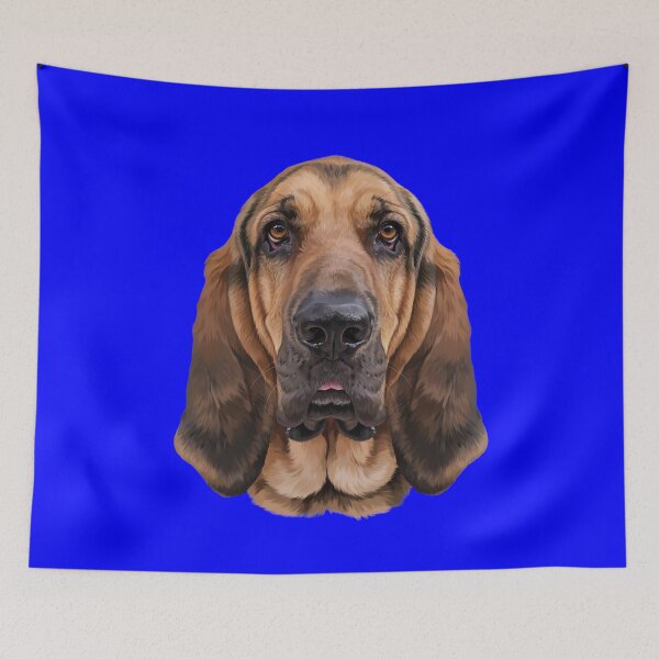 Item preview, Dog Pet Owner Art Design Bloodhound Full Face Portrait designed and sold by fantasticdesign.