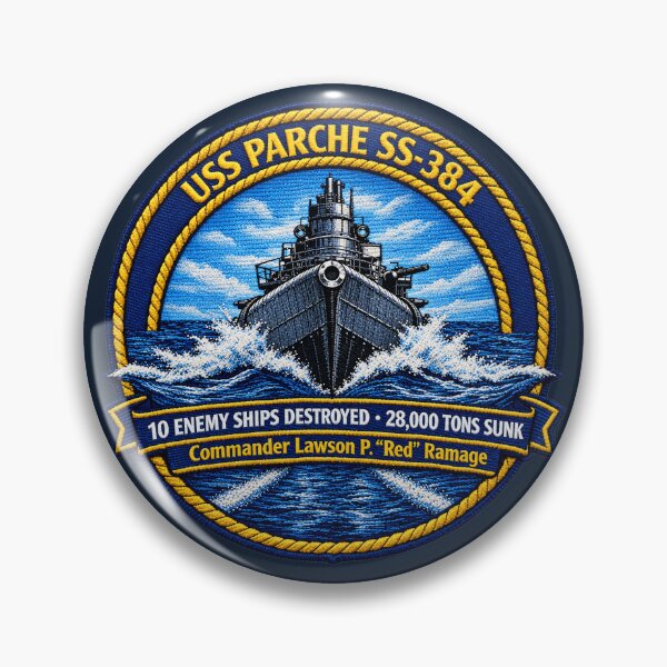 Item preview, USS Parche SS-384 designed and sold by Omaha Jones T-Shirts and More.