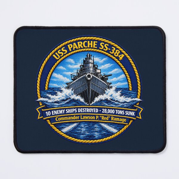 Item preview, USS Parche SS-384 designed and sold by Omaha Jones T-Shirts and More.