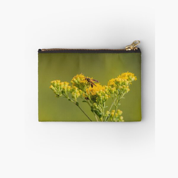 Item preview, Paper wasp on goldendrod flowers designed and sold by KRFNatureGifts.